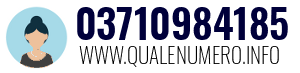 Numero di telefono 03710984185 03710984185