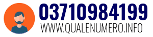 Numero di telefono 03710984199 03710984199