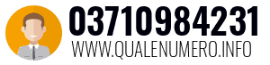 Numero di telefono 03710984231 03710984231