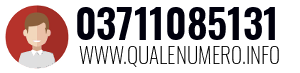 Numero di telefono 03711085131 03711085131