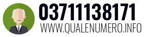 Numero di telefono 03711138171 03711138171