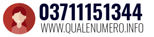 Numero di telefono 03711151344 03711151344
