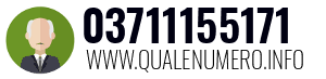 Numero di telefono 03711155171 03711155171