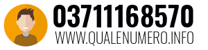 Numero di telefono 03711168570 03711168570