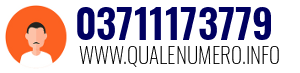 Numero di telefono 03711173779 03711173779
