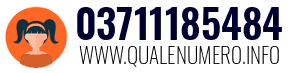 Numero di telefono 03711185484 03711185484