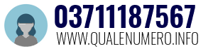 Numero di telefono 03711187567 03711187567