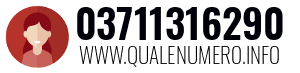 Numero di telefono 03711316290 03711316290