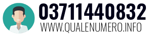 Numero di telefono 03711440832 03711440832