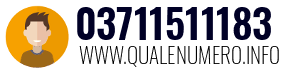 Numero di telefono 03711511183 03711511183