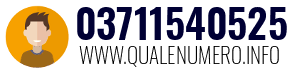 Numero di telefono 03711540525 03711540525