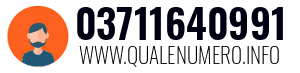 Numero di telefono 03711640991 03711640991