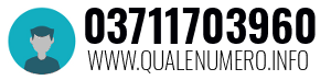 Numero di telefono 03711703960 03711703960