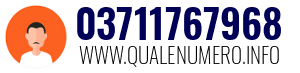 Numero di telefono 03711767968 03711767968