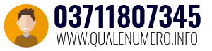 Numero di telefono 03711807345 03711807345