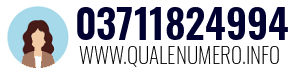 Numero di telefono 03711824994 03711824994