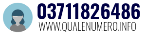 Numero di telefono 03711826486 03711826486