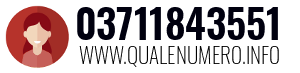 Numero di telefono 03711843551 03711843551