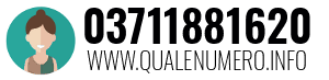 Numero di telefono 03711881620 03711881620