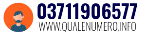Numero di telefono 03711906577 03711906577