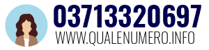 Numero di telefono 03713320697 03713320697
