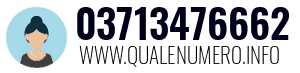 Numero di telefono 03713476662 03713476662