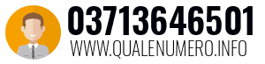 Numero di telefono 03713646501 03713646501