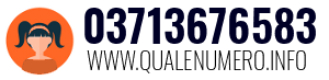 Numero di telefono 03713676583 03713676583