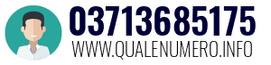 Numero di telefono 03713685175 03713685175