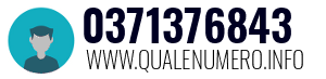Numero di telefono 0371376843 0371376843