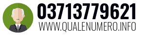 Numero di telefono 03713779621 03713779621