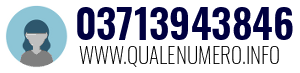 Numero di telefono 03713943846 03713943846