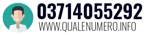 Numero di telefono 03714055292 03714055292
