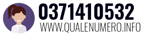 Numero di telefono 0371410532 0371410532