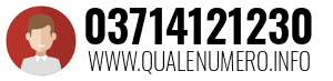 Numero di telefono 03714121230 03714121230