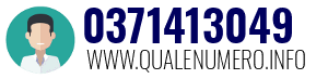 Numero di telefono 0371413049 0371413049
