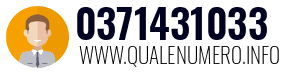 Numero di telefono 0371431033 0371431033
