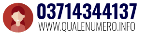 Numero di telefono 03714344137 03714344137