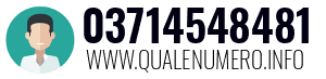 Numero di telefono 03714548481 03714548481
