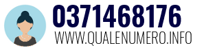 Numero di telefono 0371468176 0371468176