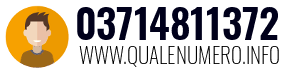 Numero di telefono 03714811372 03714811372