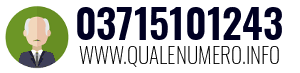 Numero di telefono 03715101243 03715101243
