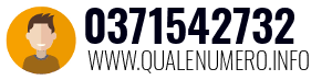 Numero di telefono 0371542732 0371542732