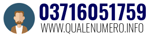 Numero di telefono 03716051759 03716051759