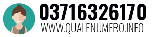 Numero di telefono 03716326170 03716326170