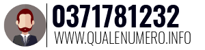 Numero di telefono 0371781232 0371781232