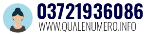 Numero di telefono 03721936086 03721936086