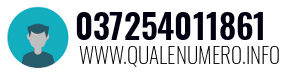 Numero di telefono 037254011861 037254011861