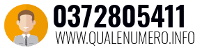 Numero di telefono 0372805411 0372805411