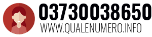 Numero di telefono 03730038650 03730038650